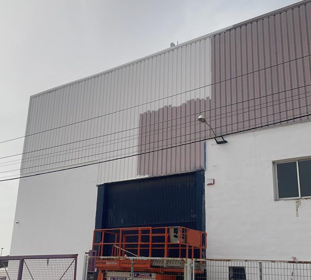 Pintura en naves industriales
