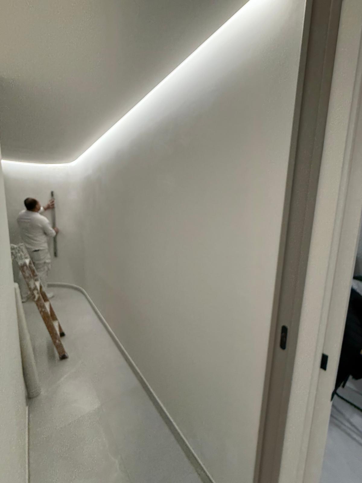 Antes — Papel pintado